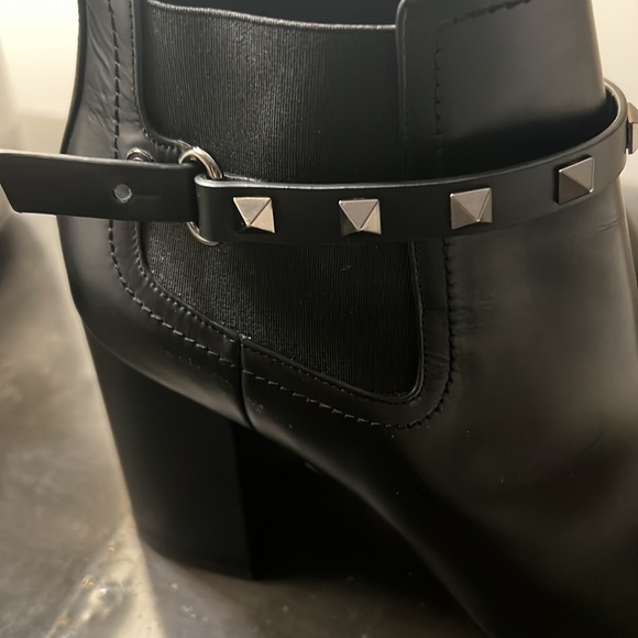 Valentino bootie! With studs. Worn once. Size 38.5 excellent condition